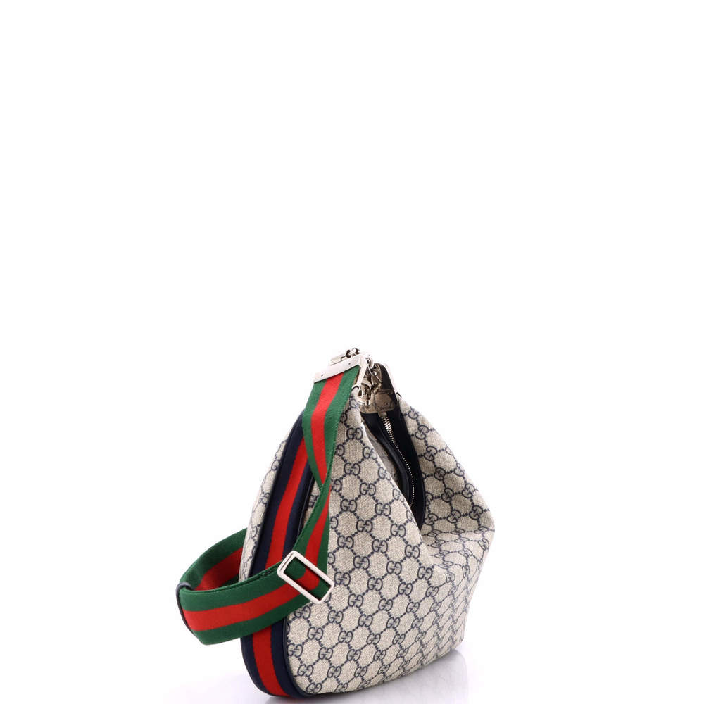 Gucci Medium Attache Shoulder Bag GG Coated Canvas - Picture 2 of 5